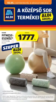 Aldi - Középső sor termékei megtekintése, amely érvényes 2026.02.05.-től