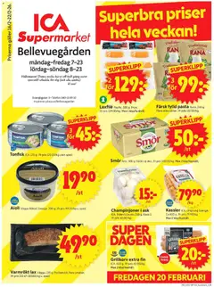Förhandsgranska reklamblad Malmö från butik ICA Supermarket gäller från 16/02/2026
