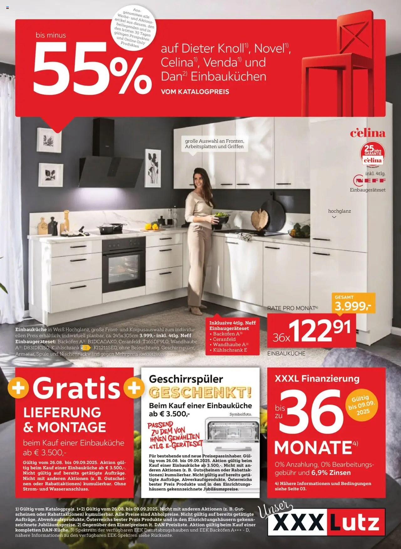  XXXLutz Küchen Nolte ab (26.08.2025 - 09.09.2025) - Seite 1