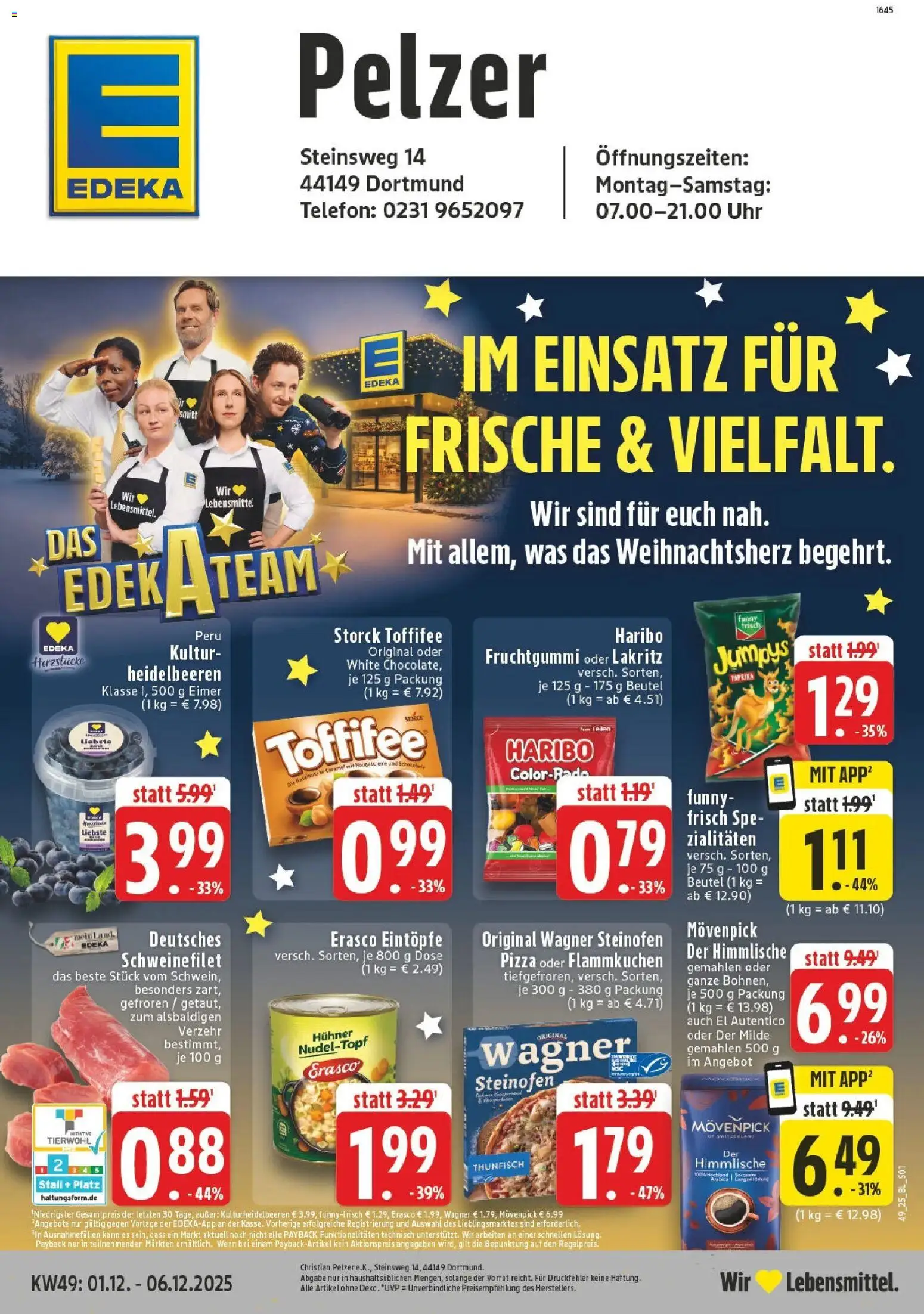 Vorschau von dem Prospekt des Geschäftes Edeka, gültig ab dem 01.12.2025