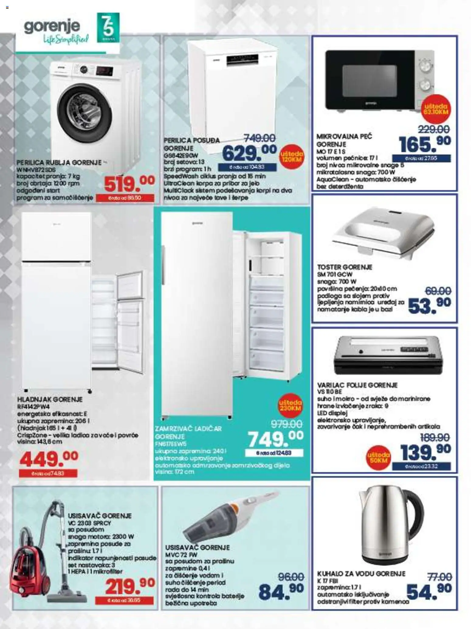 Pregled letka Velika ponuda tehnike trgovine FIS vrijedi od 2025.11.14