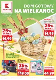 Pogląd gazetki "Kaufland gazetka - Dom na Wielkanoc" ze sklepu Kaufland ważnej od 12.03.2026