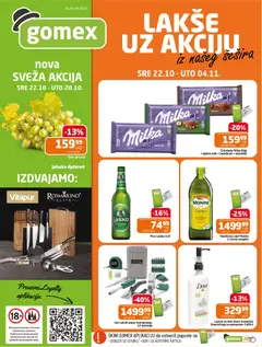Pregled Gomex kataloga - važi od 22.10.2025