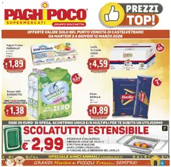 Anteprima dell'opuscolo Paghi Poco volantino Castelvetrano dal negozio Paghi Poco valido da 03/03/2026