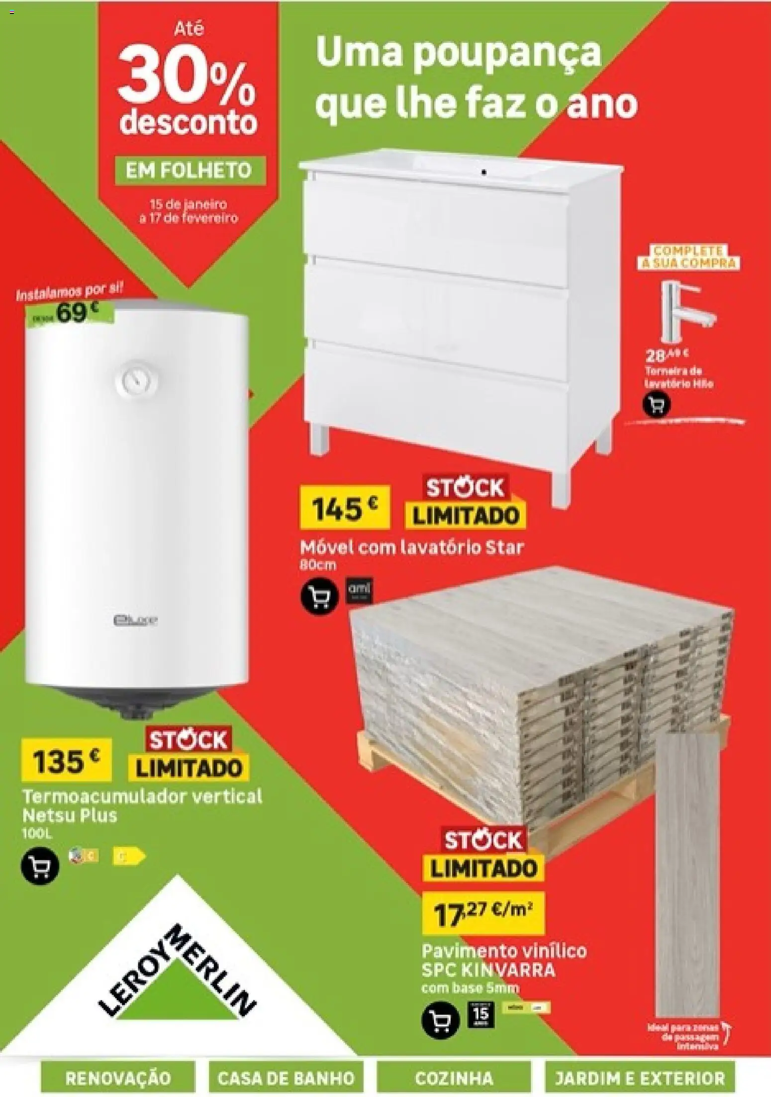 Pré-visualização do folheto da loja Leroy Merlin válida a partir de 15/01/2026