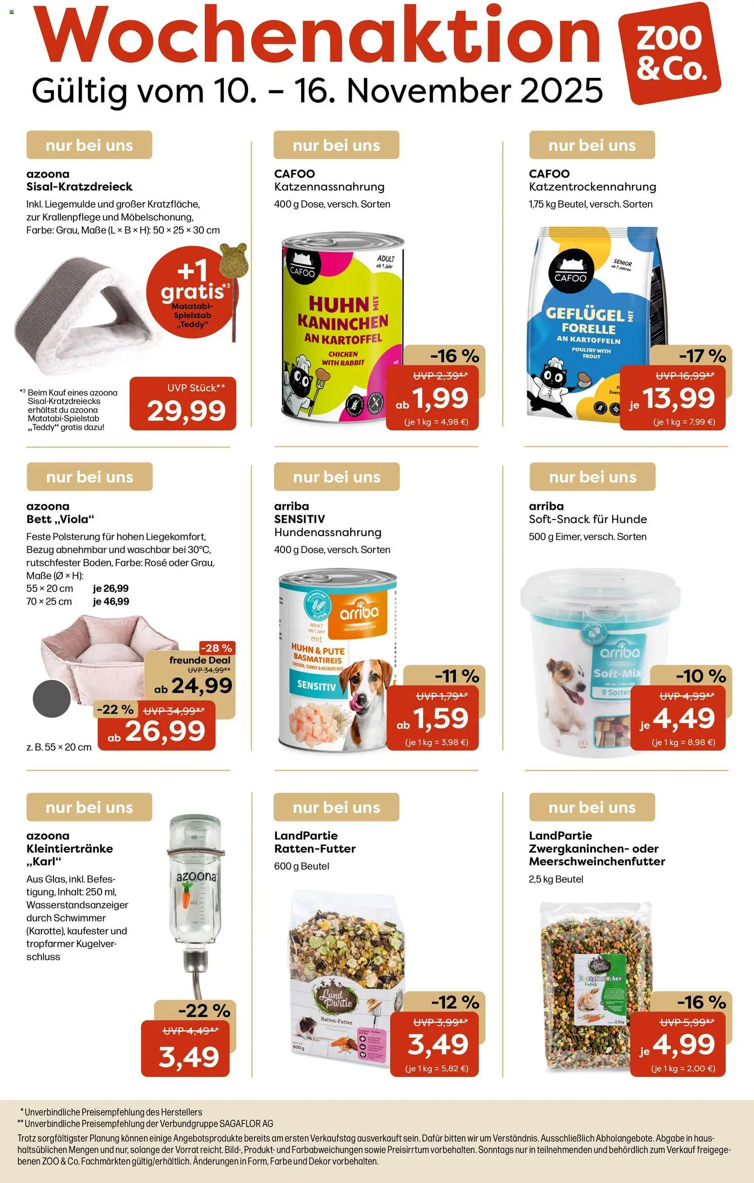 Vorschau von dem Prospekt des Geschäftes Zoo & co, gültig ab dem 10.11.2025
