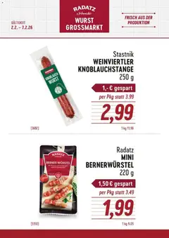 Vorschau der Angebote: Radatz Wurst gültig ab 02.02.2026