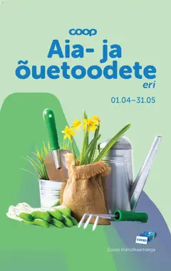 Coop kliendilehe eelvaade alates 01.04.2026