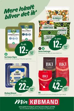 Eksempel på tilbudsavis Min Købmand - Tilbudsavis uge 16 fra butik Min Købmand gyldig fra 10/04/2026