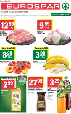 Pogląd gazetki "Eurospar" ze sklepu Spar ważnej od 27.08.2025