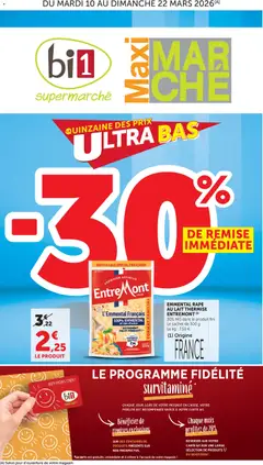 Prévisualisation de bi1 catalogue maxi du magasin bi1 formulaire valide 10/03/2026