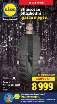 Lidl - Nonfood kínálatunk megtekintése, amely érvényes 2025.11.06.-től