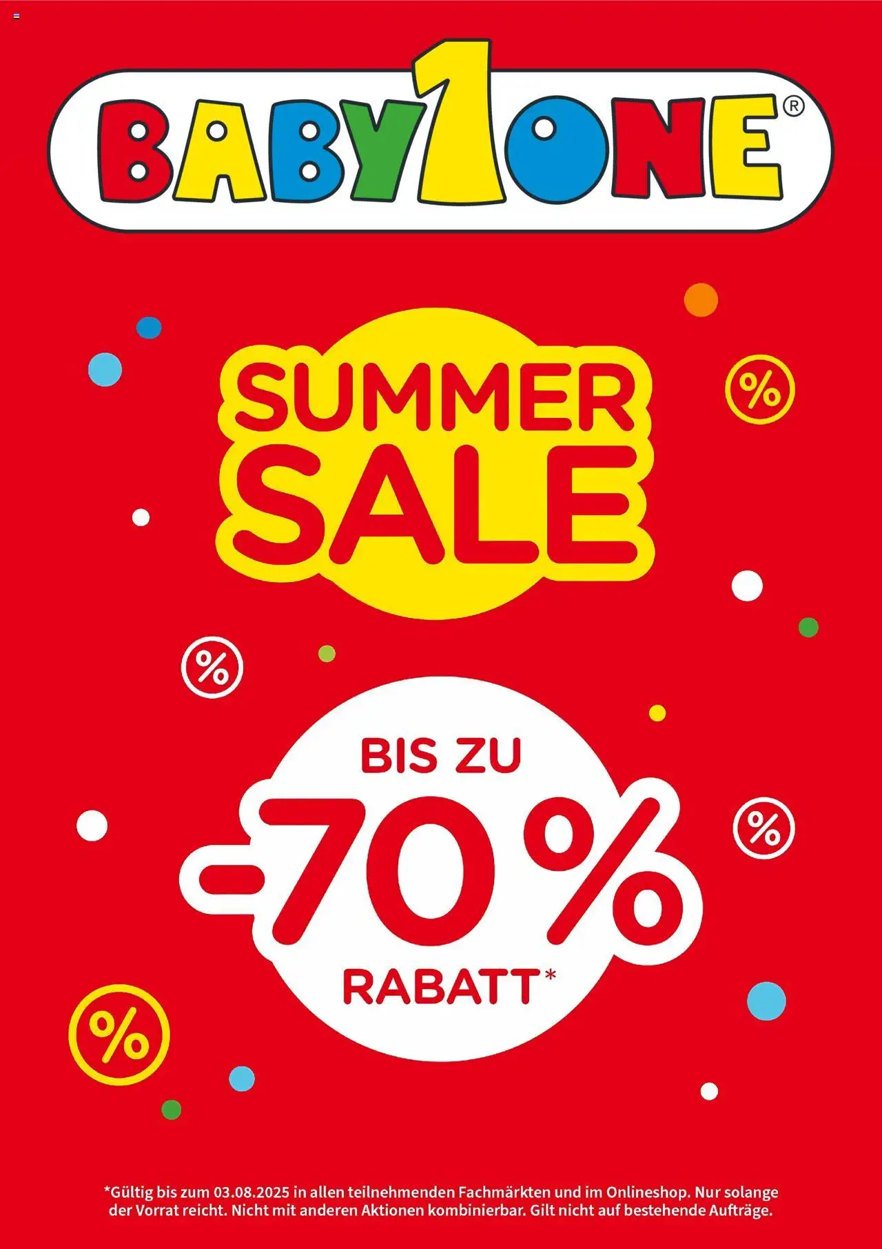 BabyOne Prospekt (vom 25.07.2025 - 03.08.2025)