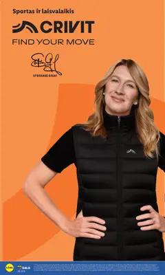 LIDL parduotuvės leidinio Leidinys - Crivit: sportas ir laisvalaikis galiojančio nuo 2026.02.19 peržiūra