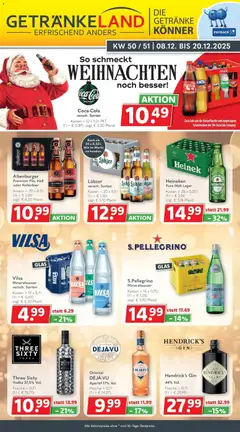 Vorschau von dem Prospekt des Geschäftes Getränkeland, gültig ab dem 08.12.2025