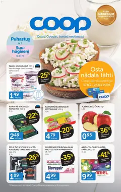 Coop kliendilehe eelvaade alates 17.03.2026