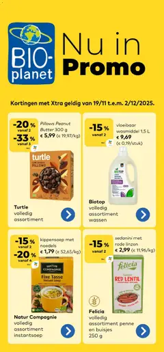 Voorbeeld van Folder van winkel BioPlanet geldig vanaf 19/11/2025