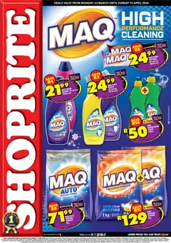 Preview of Shoprite flyer valid from 23/03/2026