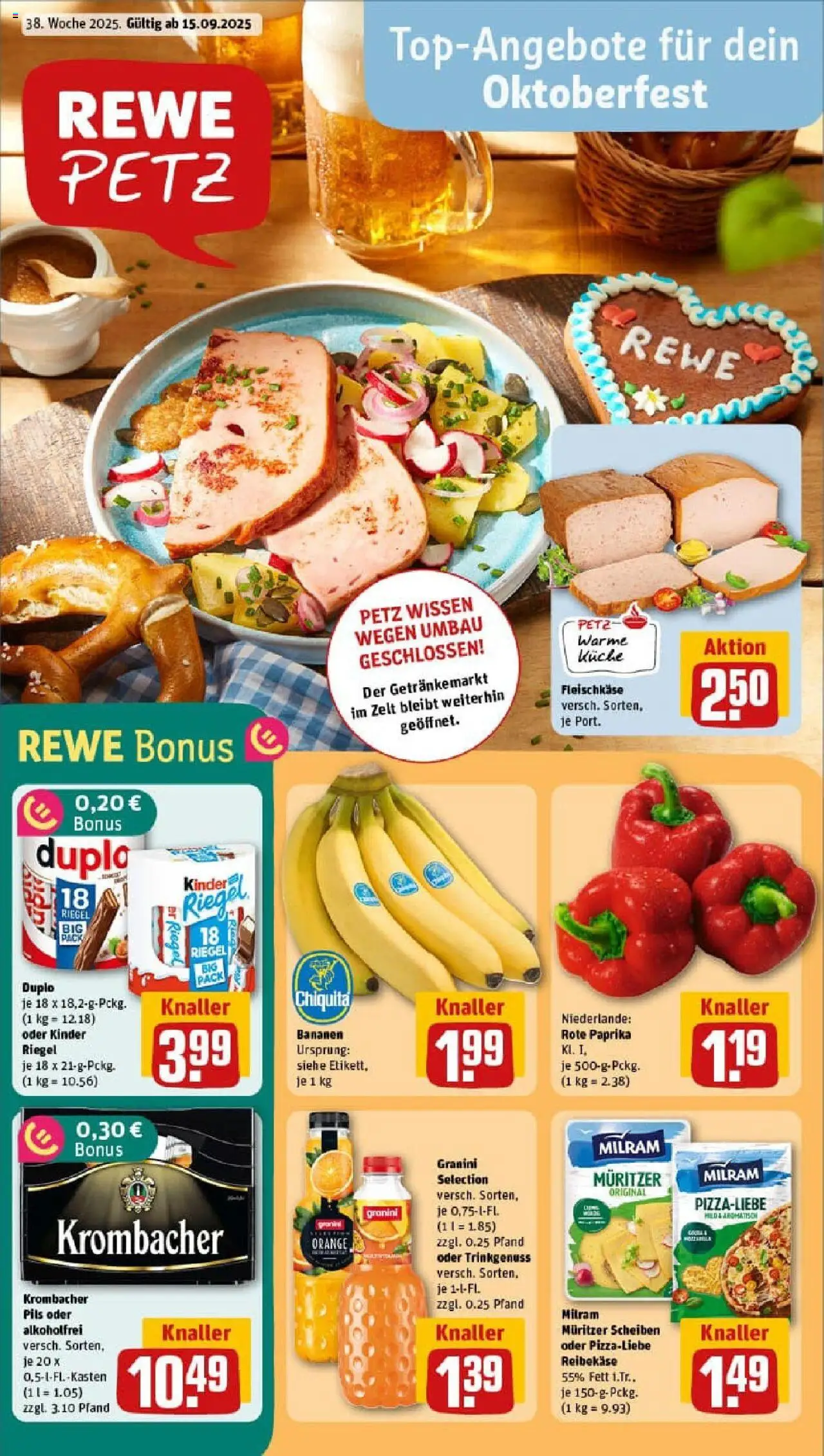 REWE Prospekt ab 14.09.2025 nächste Woche - Prospekt Wissen	