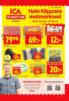 Förhandsgranska reklamblad Klippan från butik ICA Kvantum gäller från 13/10/2025
