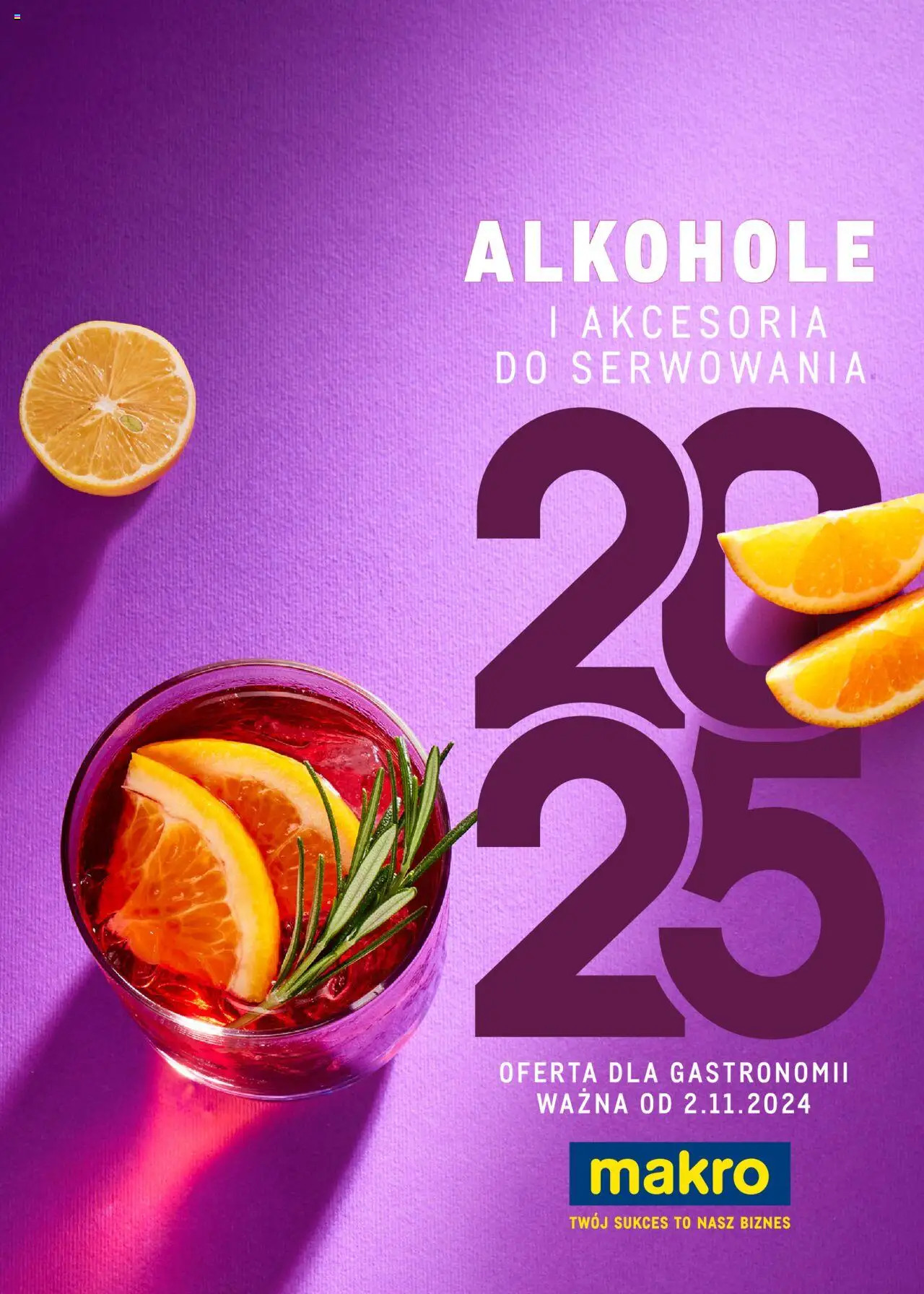 Pogląd gazetki "Alkohole i akcesoria do serwowania" ze sklepu Makro ważnej od 02.11.2024