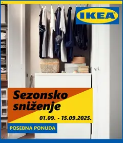 Pregled letka Katalog trgovine IKEA vrijedi od 01.09.2025