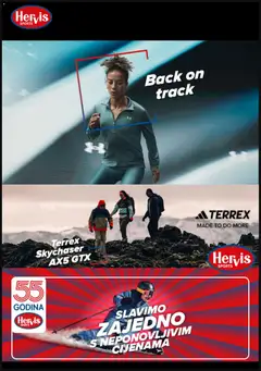 Pregled letka Katalog trgovine Hervis vrijedi od 02.12.2025