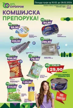 Pregled Europrom kataloga - važi od 10.02.2026