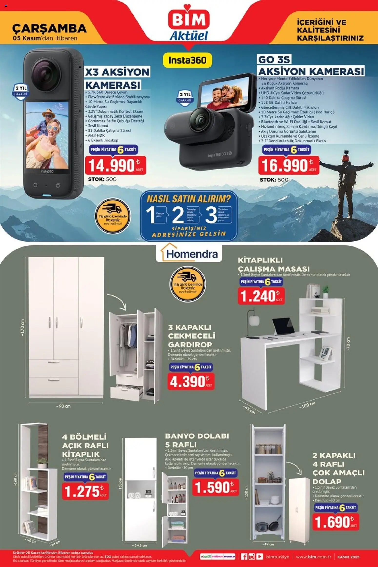 BİM Katalog bu hafta (05 Kasım 2025) - Aktüel Broşür - Sayfa numarası 1