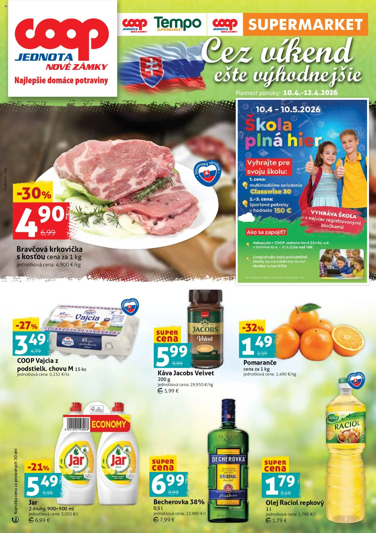 Náhľad COOP Jednota letáku platného od 10.04.2026