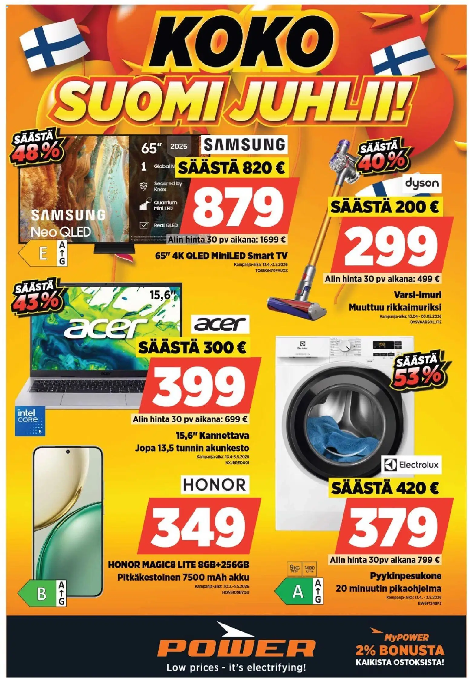 Kaupan Power Power tarjoukset esikatselu, voimassa 13/04/2026