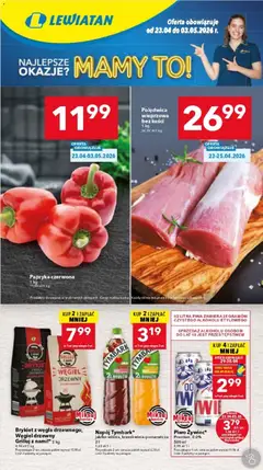 Pogląd gazetki "Lewiatan gazetka - Katowice" ze sklepu Lewiatan ważnej od 23.04.2026