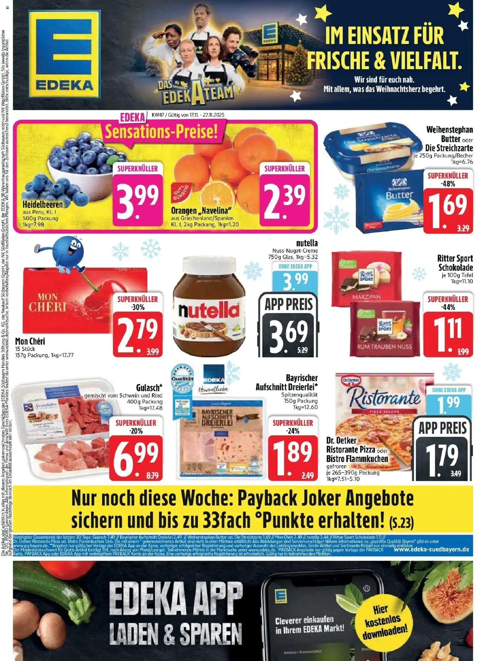 Vorschau von dem Prospekt des Geschäftes Edeka, gültig ab dem 17.11.2025