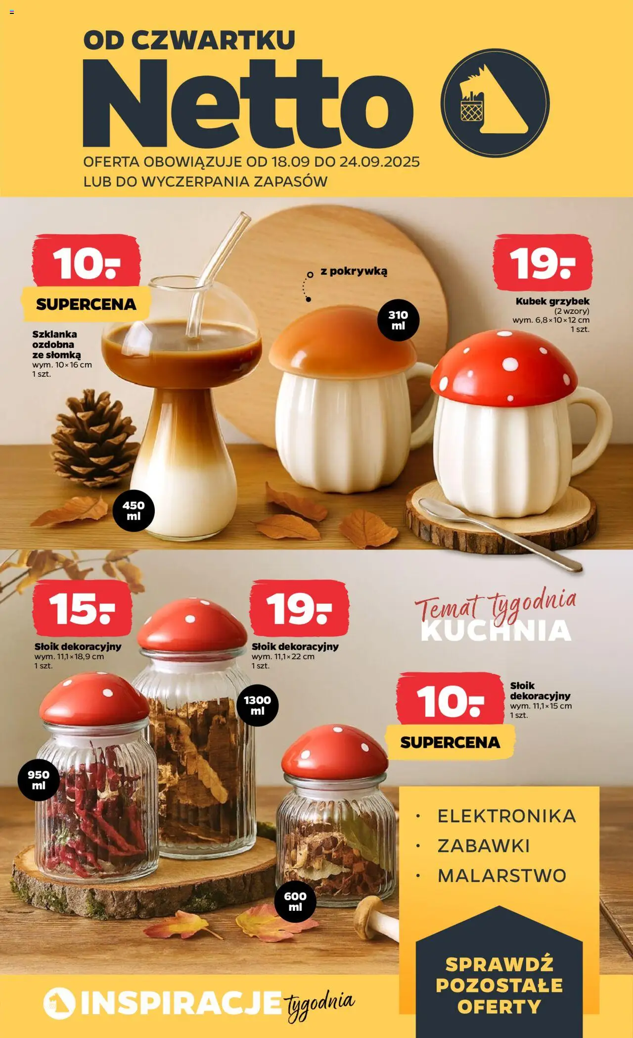 NETTO Gazetka Non Food od 18.09.2025 - Nowa ulotka (PFD) - Numer strony 1