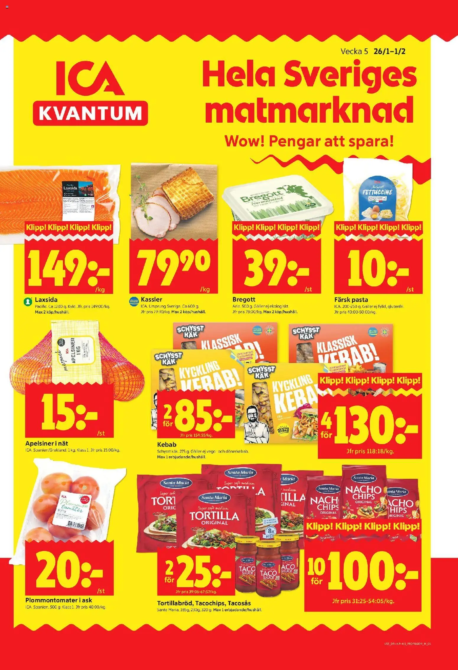 Förhandsgranska reklamblad Aktuella reklamblad ICA Kvantum från butik ICA Kvantum gäller från 26/01/2026
