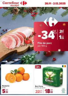 Previzualizarea de cataloage: Carrefour Catalog - Market valabil de la 26.11.2025