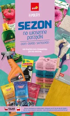 Pogląd gazetki "POLOmarket Gazetka - Sezon na wiosenne porządki" ze sklepu POLOmarket ważnej od 27.02.2026
