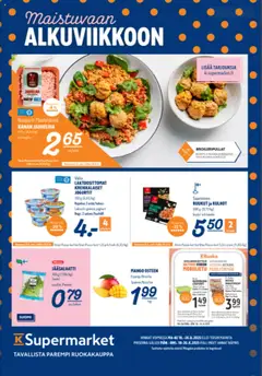 Kaupan K-Supermarket Tarjoukset esikatselu, voimassa 18/08/2025