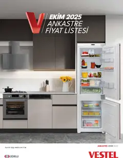 Vestel Ankastre Ürünler 04.10.2025 - Broşürünün önizlemesi