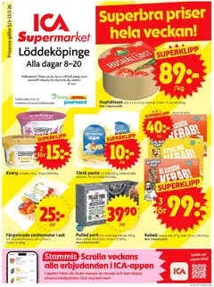 Förhandsgranska reklamblad Löddeköpinge från butik ICA Supermarket gäller från 05/01/2026