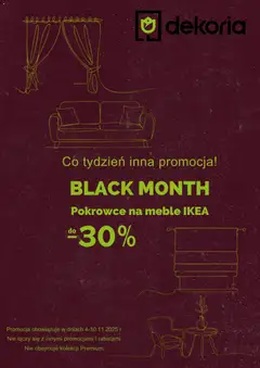 Pogląd gazetki "Black Friday" ze sklepu Dekoria ważnej od 04.11.2025