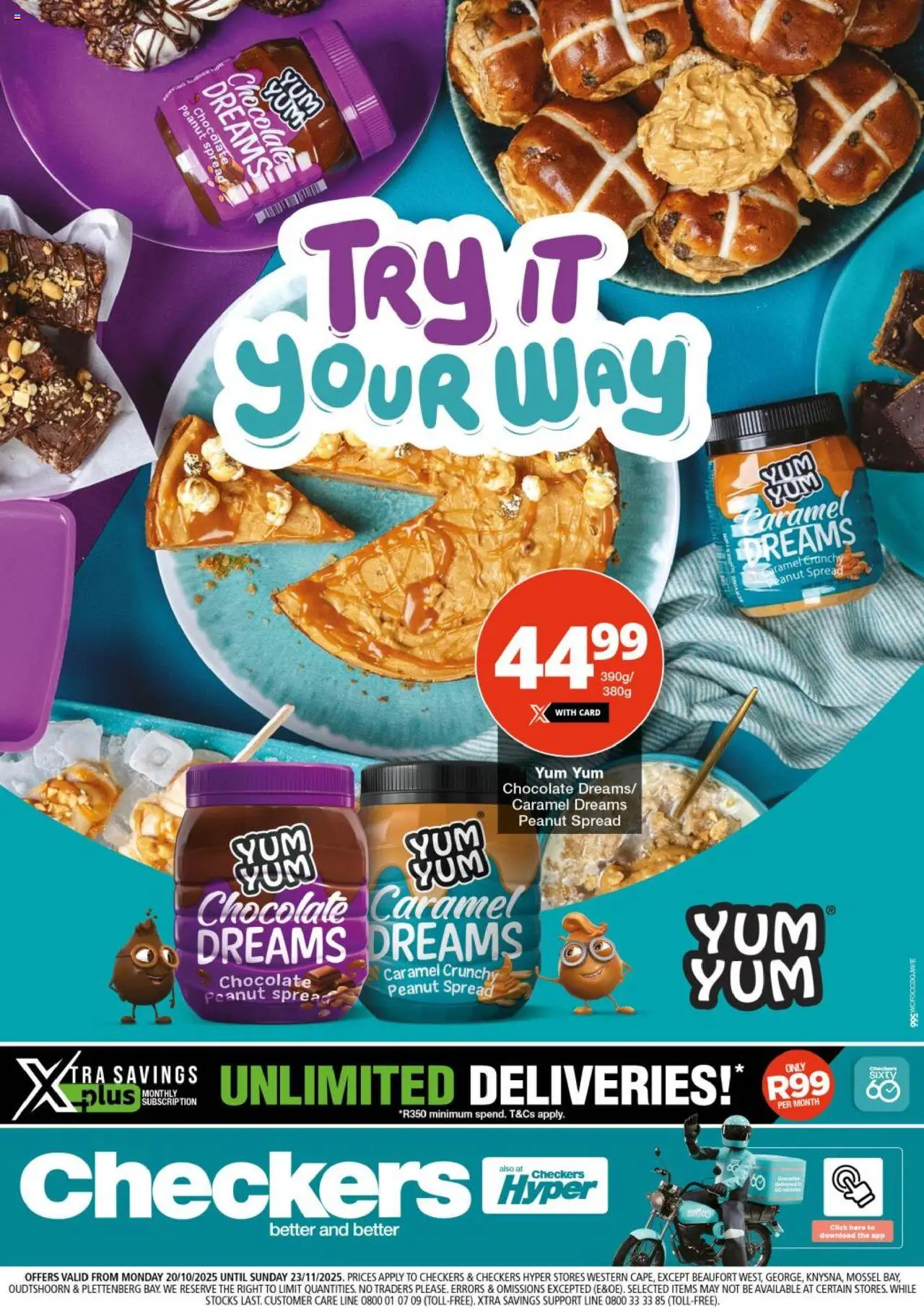 Checkers Western Cape - Yum Yum Promotion 20/10 - 23/11/2025 >> Catalogue