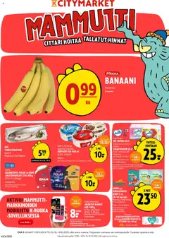 Kaupan K-Citymarket Tarjoukset esikatselu, voimassa 16/10/2025
