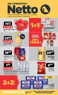 Pogląd gazetki "Gazetka spożywcza" ze sklepu Netto ważnej od 08.01.2026