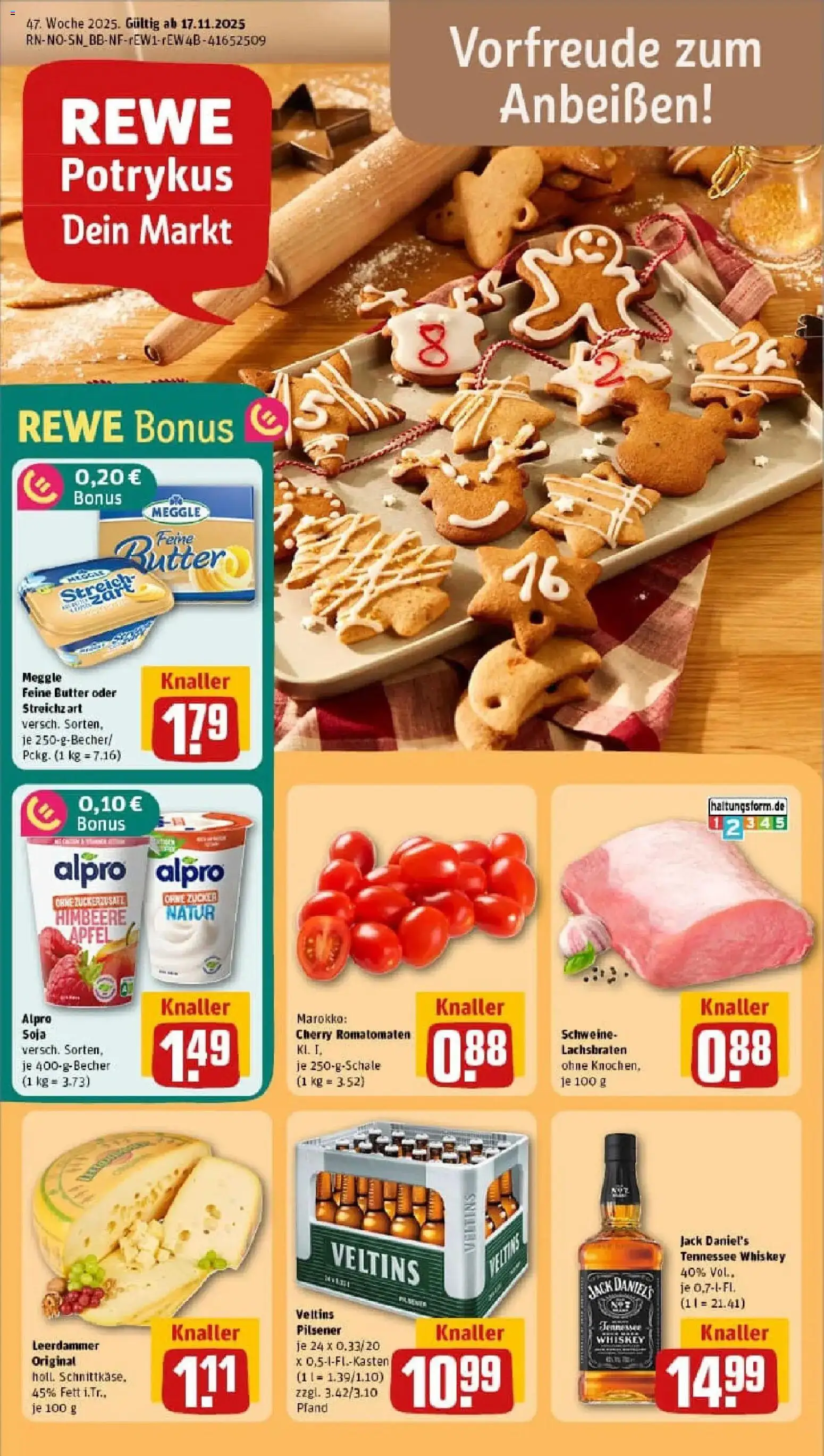 Vorschau von dem Prospekt des Geschäftes Rewe, gültig ab dem 17.11.2025