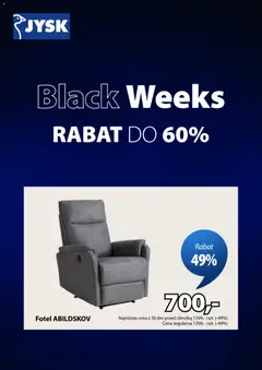 Pogląd gazetki "Black Friday" ze sklepu JYSK ważnej od 05.11.2025