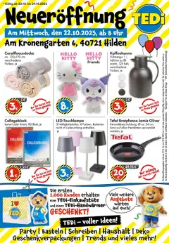 Vorschau von dem Prospekt des Geschäftes TEDi, gültig ab dem 17.10.2025