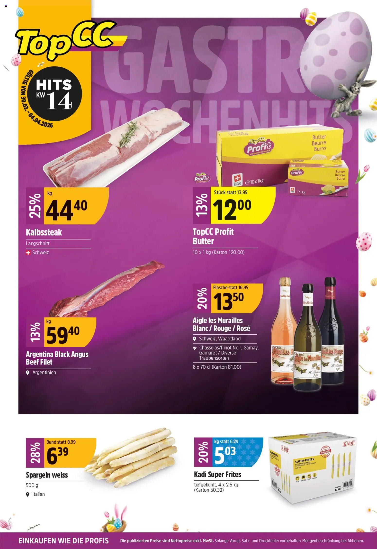 Vorschau des Merkblatts TopCC aktionen vom Shop TopCC gültig von 30.03.2026 bis 04.04.2026