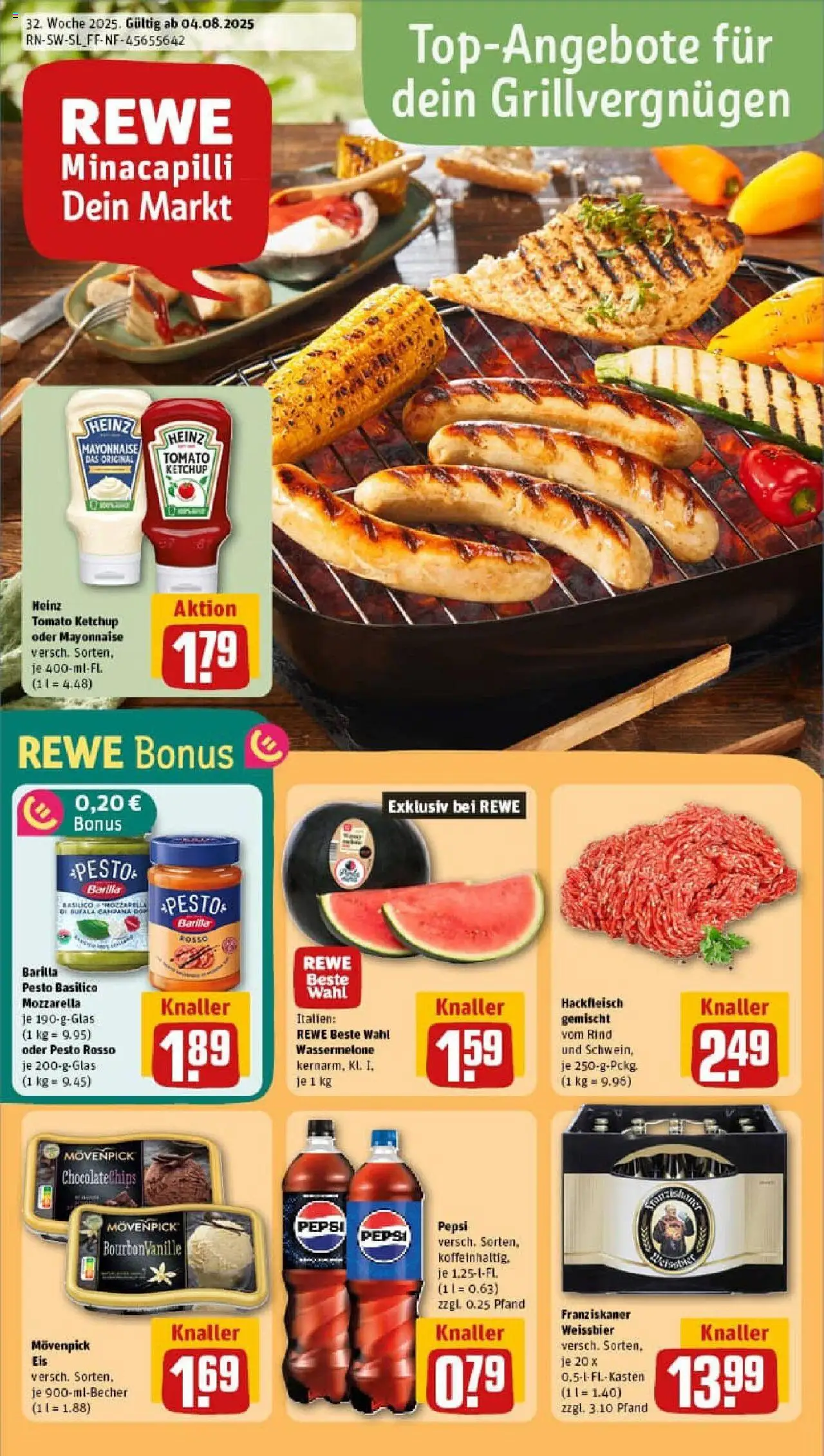 REWE Prospekt ab 03.08.2025 nächste Woche - Prospekt Saarbrücken / Scheidt	
