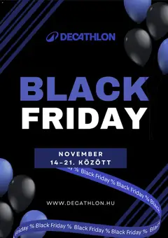 Decathlon - Black Friday megtekintése, amely érvényes 2025.11.14.-től